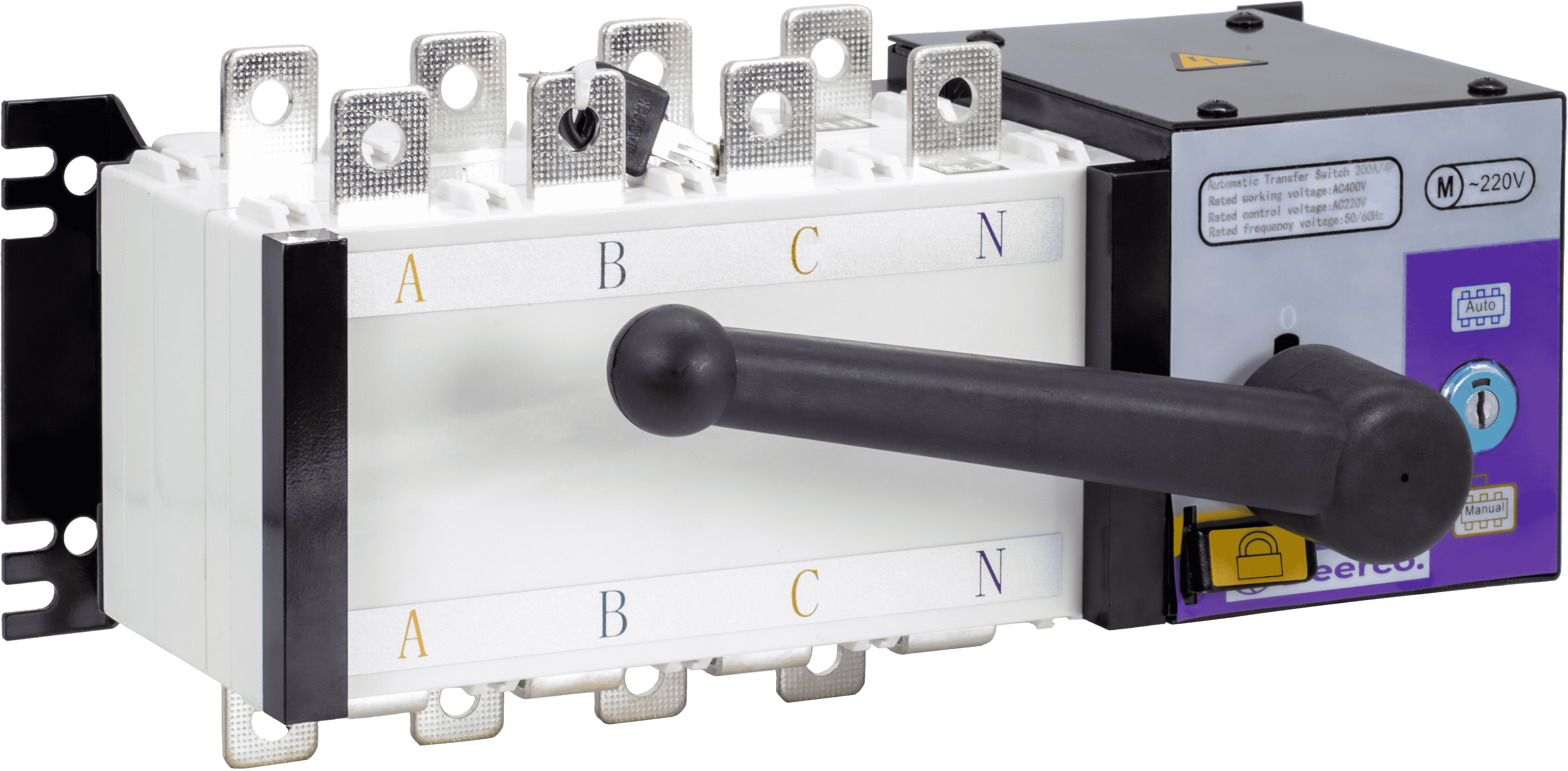 Derko 4 Kutuplu Otomatik Transfer Şalteri